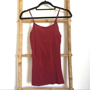Burgundy camisole
